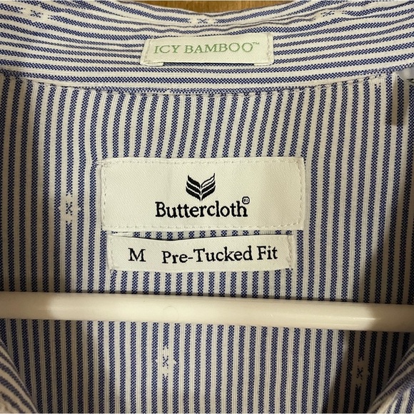 BUTTERCLOTH -icy bamboo pre tucked blouse - Picture 4 of 4